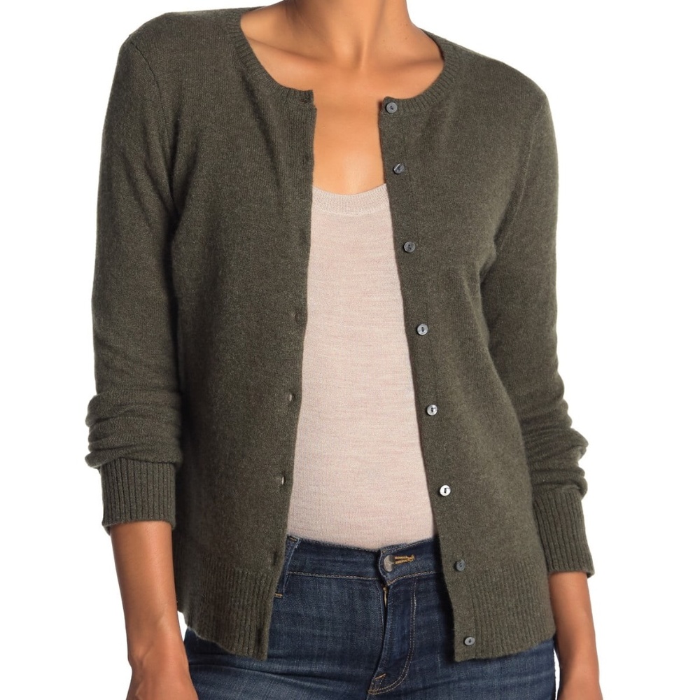 Magaschoni Cashmere Button Cardigan NWT XS